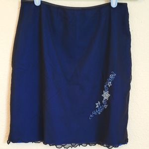 Currants size S blue skirt